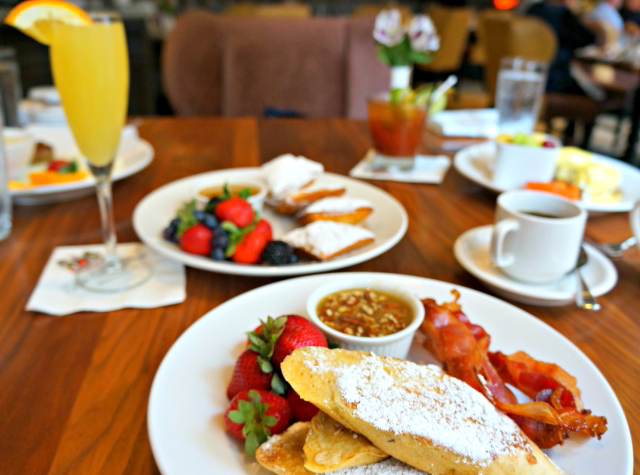 Enjoy the Pain Perdu, Criollo Restaurant's take on French Toast, when you visit Hotel Monteleone for Mardi Gras.