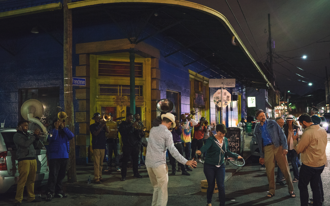 Revelers on Frenchmen Street (Photo: Paul Broussard)