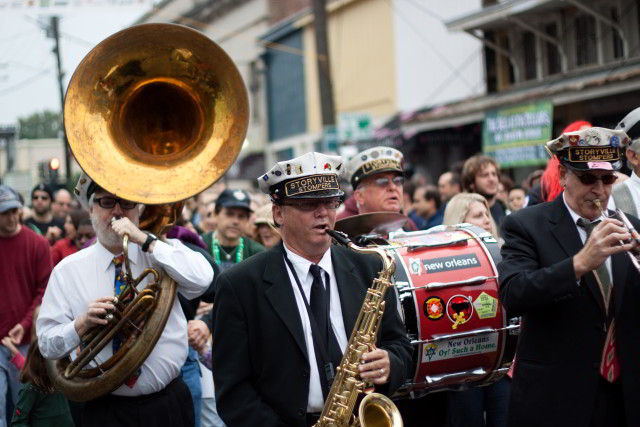 Storyville Stompers at Po-Boy Festival in New Orleans