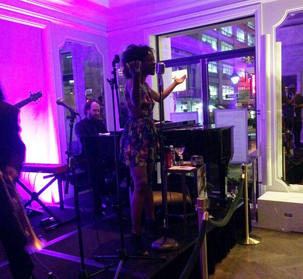 Singer Nayo Jones performed at our Carousel Bar & Lounge. She shared her experience on Instagram! (Photo courtesy Nayo Jones)