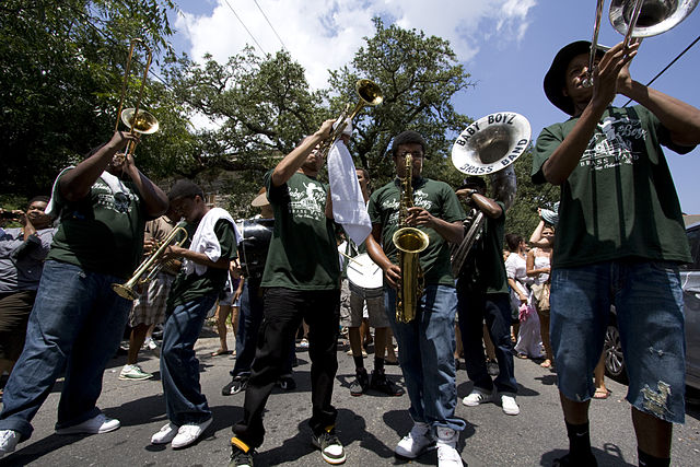 Satchmo SummerFest honors New Orleans' most famous son, Louis Armstrong, with 3 days of music, food, and fun. (Photo courtesy Derek Bridges via Wikimedia Commons)