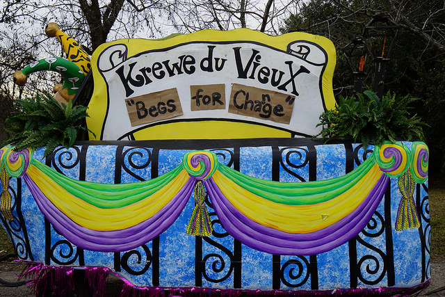 A float from Krewe du Vieux. (Photo: Paul Broussard)