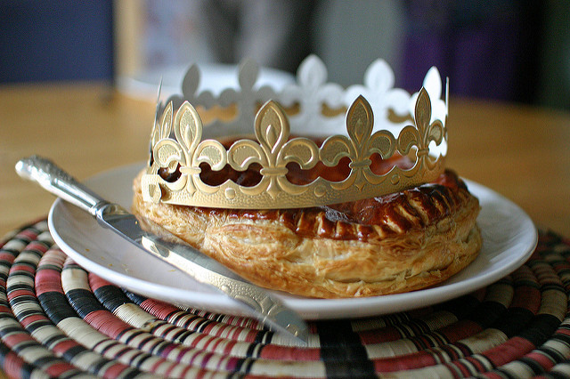 Celebrate Twelfth Night in New Orleans by indulging on a traditional French-style king cake, the Galette des Rois, available at La Boulangerie. (Photo: Steph Gray)